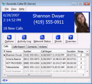 Ascendis Caller ID screenshot